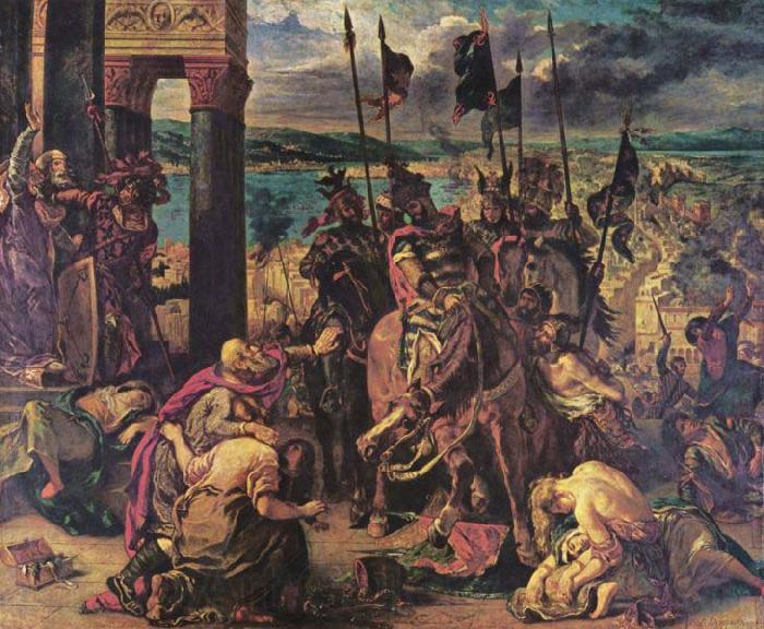 Eugene Delacroix The Entry of the Crusaders in Constantinople,